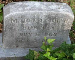 Madora <I>Smith</I> Bowden 