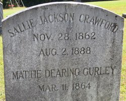 Sallie Jackson <I>Dearing</I> Crawford 