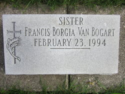 Sister Francis Borgia Van Bogart 