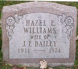 Hazel E <I>Williams</I> Bailey 