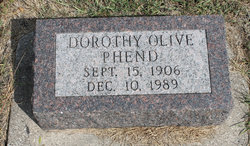 Dorothy <I>Olive</I> Phend 
