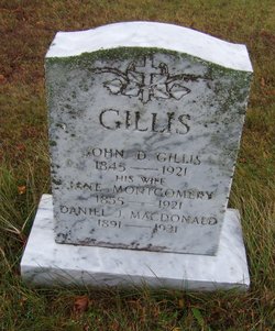 Jane <I>Montgomery</I> Gillis 