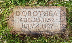 Dorothea “Dora” <I>Gronke</I> Mergenthal 
