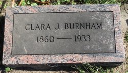 Clara J <I>Reeves</I> Burnham 