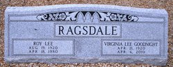 Virginia Lee <I>Goodnight</I> Ragsdale 