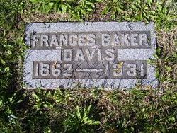 Frances <I>Baker</I> Davis 