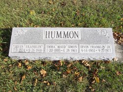 Emma Maud <I>Simon</I> Hummon 
