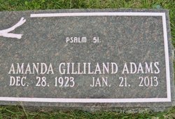 Sarah Amanda <I>Gilliland</I> Adams 