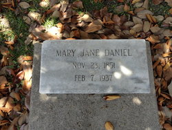 Mary Jane <I>Currell</I> Daniel 