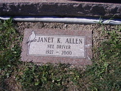 Janet K <I>Driver</I> Allen 