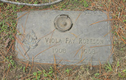 Viola Fay <I>Pittman</I> Robeson 