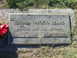 Louisa “Peggy” <I>Solloway</I> Beard 