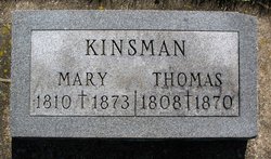 Mary <I>Wasley</I> Kinsman 