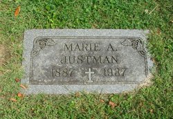 Marie A. <I>Applegate</I> Justman 