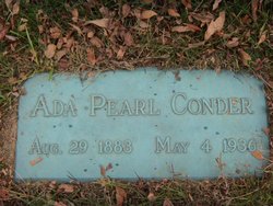 Ada Pearl <I>Simpson</I> Conder 