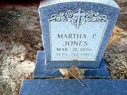 Martha <I>Pope</I> Jones 