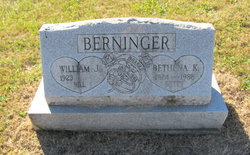 Bethena Katherine “Betty” <I>Peckne</I> Berninger 