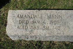 Amanda E. <I>Rumfield</I> Mann 