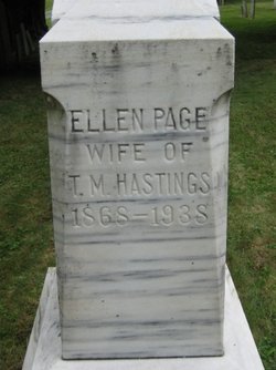 Ellen Florence <I>Page</I> Hastings 