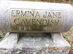 Ermina Jane <I>Legg</I> Cavendish 