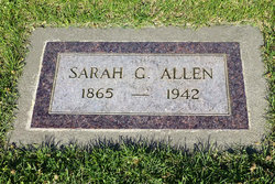 Sarah Georgina “Sally” <I>Hunter</I> Allen 
