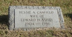 Bessie A <I>Canfield</I> Ashby 