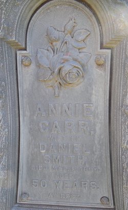 Annie <I>Carr</I> Smith 