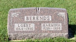 Harmina “Minnie” <I>Sanders</I> Berends 