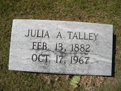 Julia <I>Abernathy</I> Talley 
