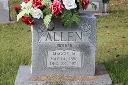 Maggie <I>Brown</I> Allen 