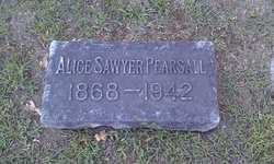 Alice <I>Sawyer</I> Pearsall 