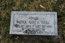 Nora Ann <I>Alvis</I> Hale 