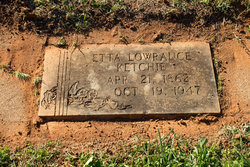 Etta Elizabeth <I>Lowrance</I> Ketchie 