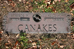 Alice Marie <I>Carlson</I> Canakes 