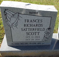 Frances Bertha <I>Richards</I> Scott 