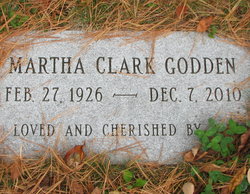 Martha <I>Clark</I> Godden 