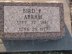 Bird Frank “Bert” Abram 
