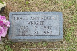 Grace Ann <I>Rogers</I> Wright 