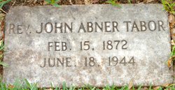 Rev John Abner Tabor 
