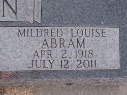 Mildred Louise <I>Abram</I> Nelson 