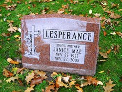 Janice Mae <I>Drossart Petersohn</I> Lesperance 