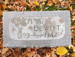 Ruth Evelyn <I>McMillen</I> DeWitt 