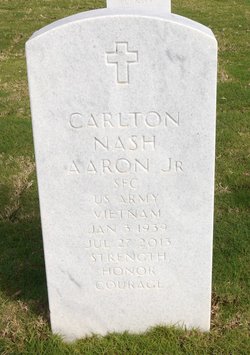 SFC Carlton Nash Aaron Jr.