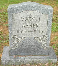 Mary Jane <I>Dean</I> Abner 