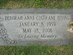Deborah Anne <I>Coltrane</I> Bivins 