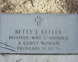 Betty Lee <I>Cantrell</I> Keller 