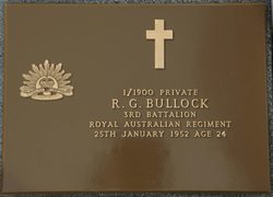 Private Rupert George Bullock 