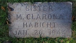 Sister Mary Clarona Habicht 