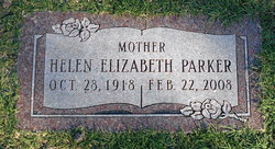 Helen Elizabeth <I>Brittain</I> Parker 
