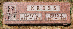 Mary Victoria <I>Coakley</I> Kress 